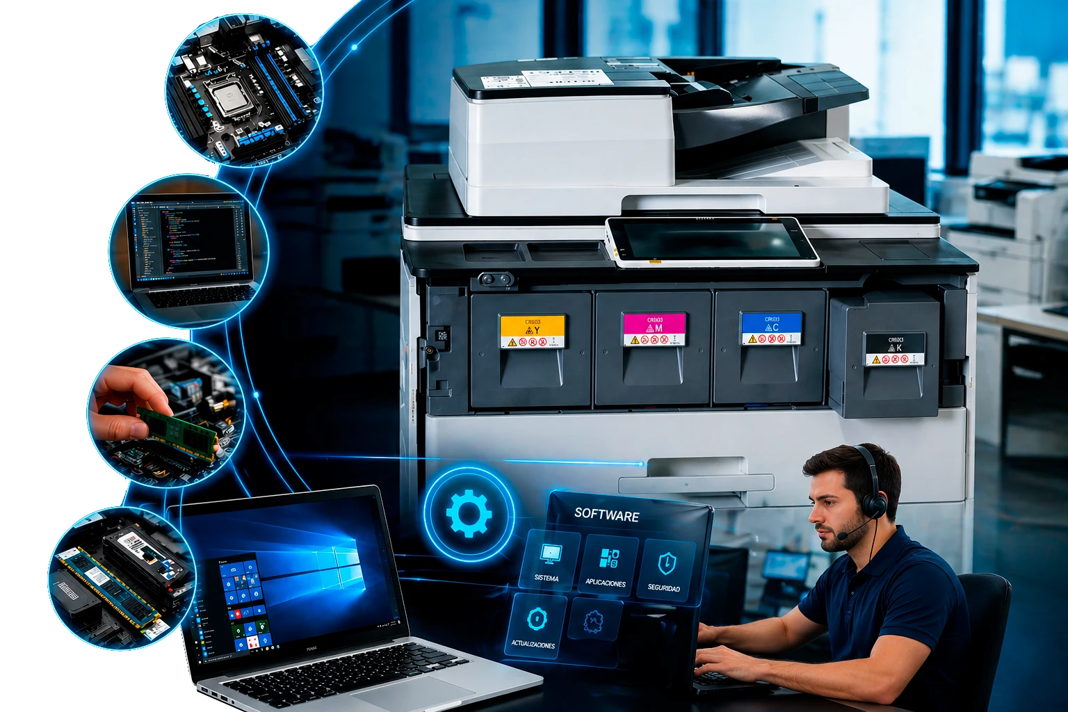Alquiler de impresoras y soluciones tecnológicas en la ciudad de cali para empresas